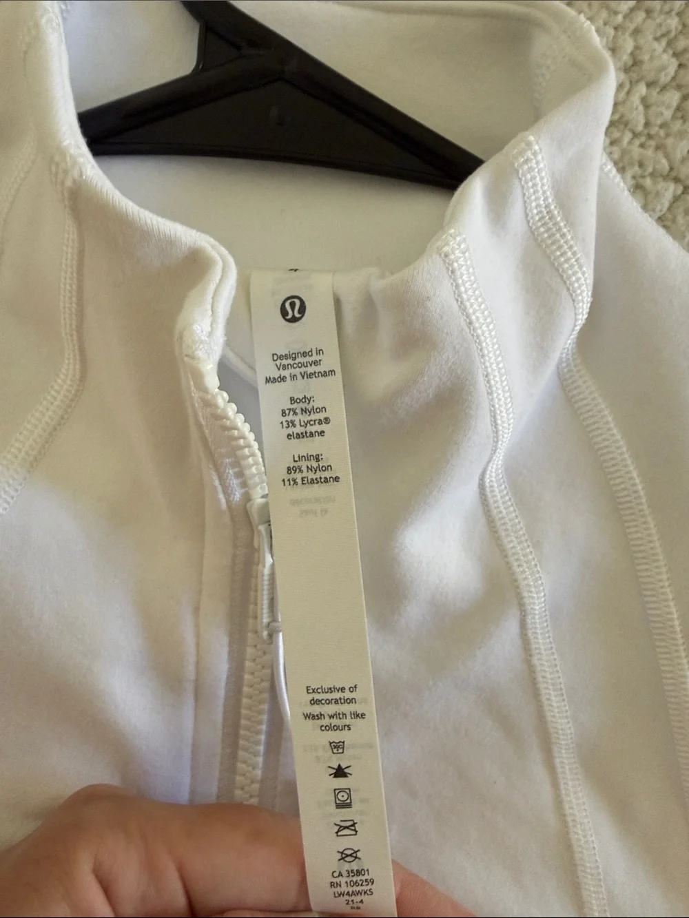 lululemon athletica white lululemon